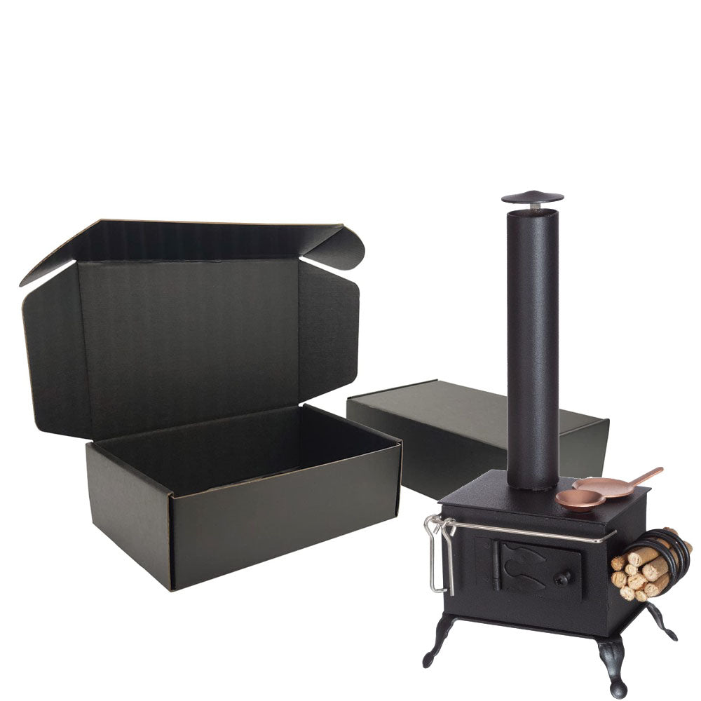 Deluxe Incense Stove (Black) - Handmade